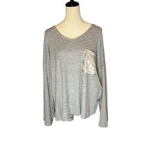 Boutique women’s long sleeve gray 2XL NWOT